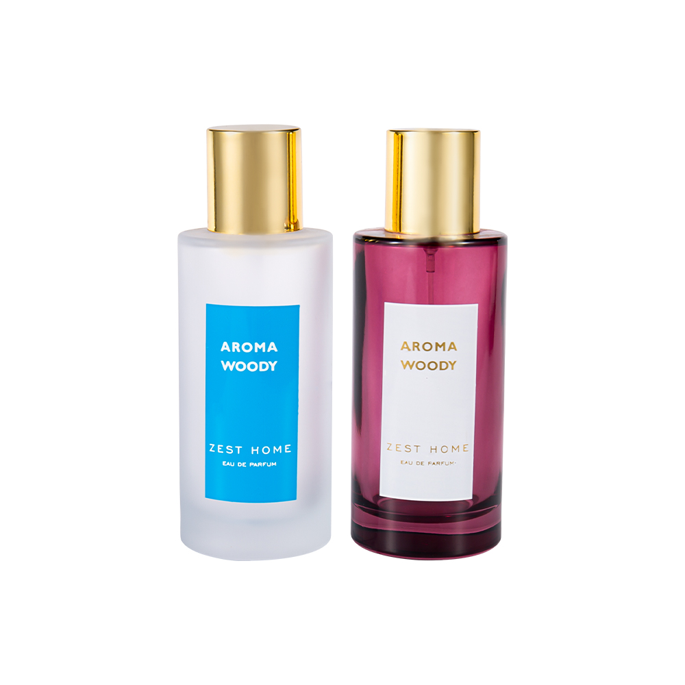 GC3989-WJ2388 100ML পাইকারি ক্লাসিক ফ্রস্টেড পারফিউম বোতল বিলাসবহুল গোল্ড টপ