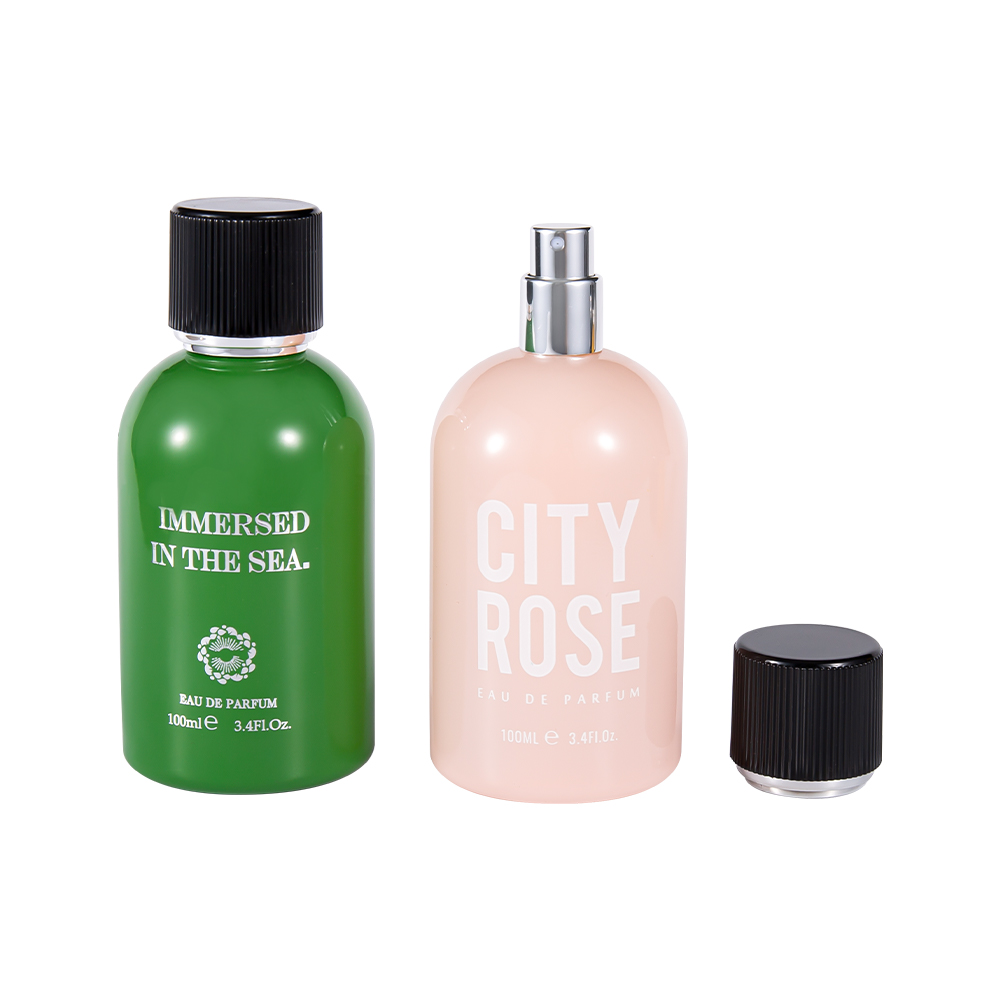 কালো পারফিউম ক্যাপ সহ GC4463-WJ2361 100ML ব্র্যান্ড নিউ ডেকোরেটিভ গ্লাস পারফিউম বোতল